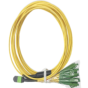 Fiber Optic MPO(12C)-LC/UPC Trunk Cable, 12 core