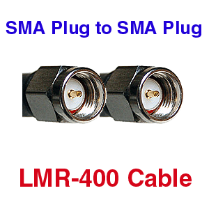 SMA Male to SMA Male LMR-400