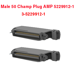 Male 50 Champ Plug AMP 5229912-1 / 3-5229912-1