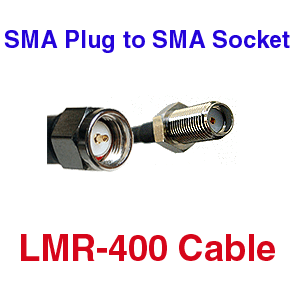 SMA F to SMA M LMR400
