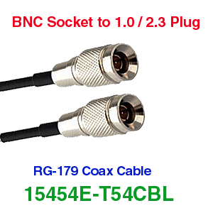 1.0/2.3 Plug to 1.0/2.3 Plug RG-179, 15454ET54CBL