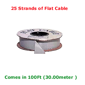 25 Strand Flat Ribbon Cable