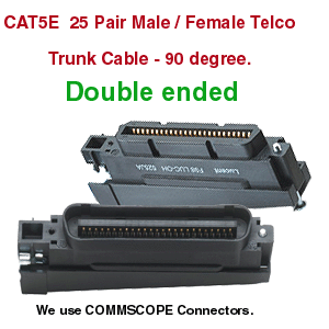 CAT-5E Male to Female Trunk Telco Cables