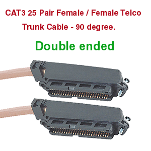 CAT-3 RJ21 Trunk Telco 25 Pair Cables