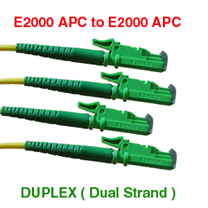 E2000 APC Fiber Cables