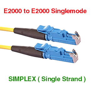 E2000 UPC to E2000 UPC Fiber Optic Cables
