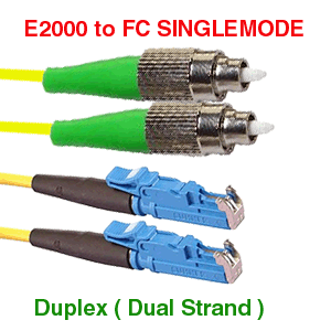 FC APC to E2000 UPC Fiber Optic Cables