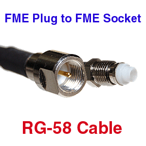 FME to FME RG58 Coax Cables