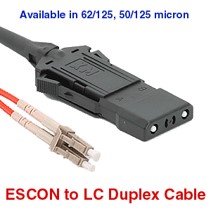 LC to ESCON Fiber Optic Cables