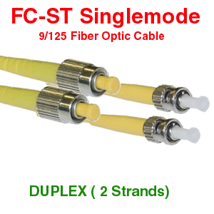 ST to ST Singlemode Fiber Optic Cables