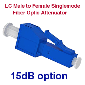LC Fiber Optic Attenuators 15dB