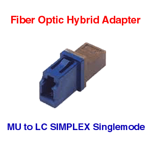 MU to LC Hybrid Fiber optic adapters