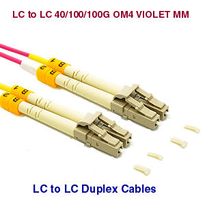 LC to LC OM4 Fiber Optic Cables