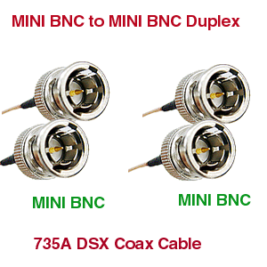 Mini BNC Mini BNC Coax Cables