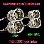 MINI BNC to BNC | RF Coax Cables and Fiber Optic Patch Cables