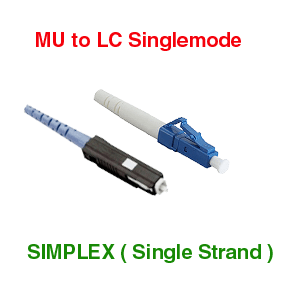 LC to MU Fiber Optic 9/125 Fiber Optic Cables