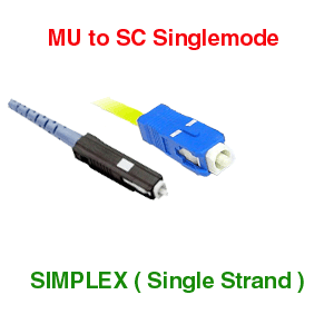 MU to SC Fiber Optic Cable