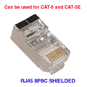 RJ45 STP CAT5E Plugs