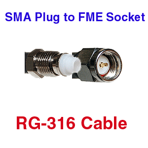SMA to FME Female RG-316 RG-316 Coax Cables