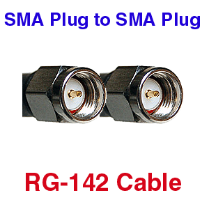 RG-142 SMA to SMA Coax Cables