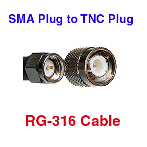 TNC to SMA RG-316 Coax Cables