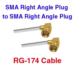 SMA RA to SMA RA RG-174 Coax Cables