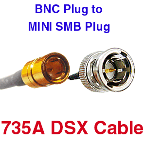 SMB to BNC 735 Coax Cable