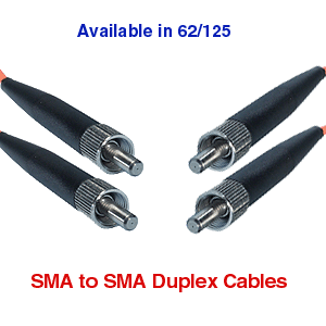 SMA to SMA Fiber Optic Cables