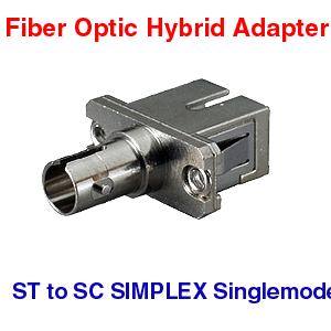ST to SC Hybrid Fiber Optic Adapter