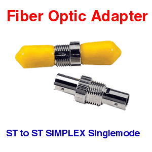 ST 9/125 Fiber Optic Adapters